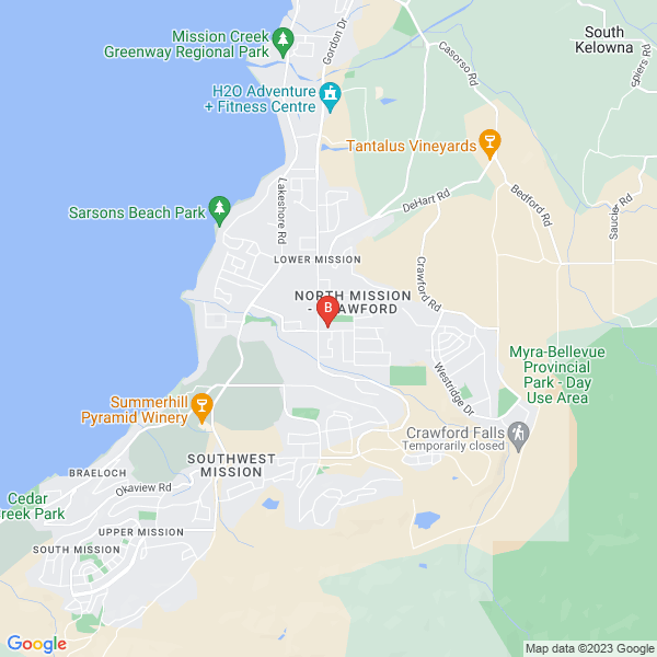 Limo Kelowna Party Bus Rentals location map