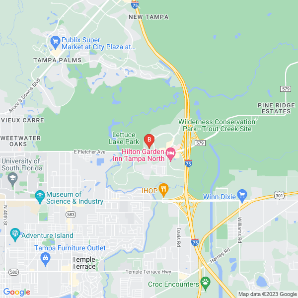 Temple Terrace Local location map
