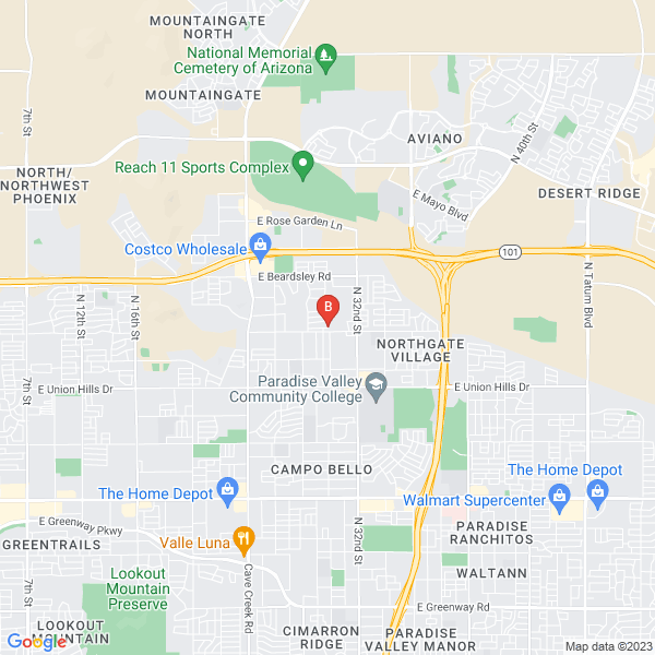 Text Me location map