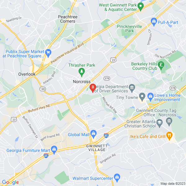 Norcross Insulation Service Pros location map
