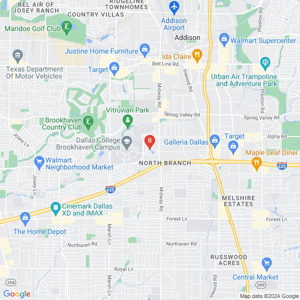 Addison Towing location map