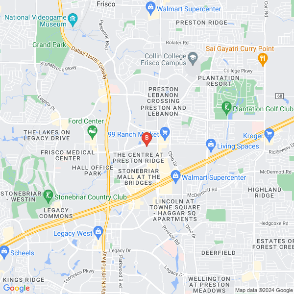 Towing in Frisco & Roadside Assistance location map
