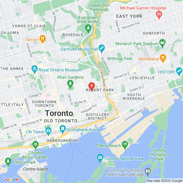 ECSTATIC DANCE TORONTO location map