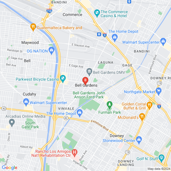 Abogados de Accidentes de Trabajo location map