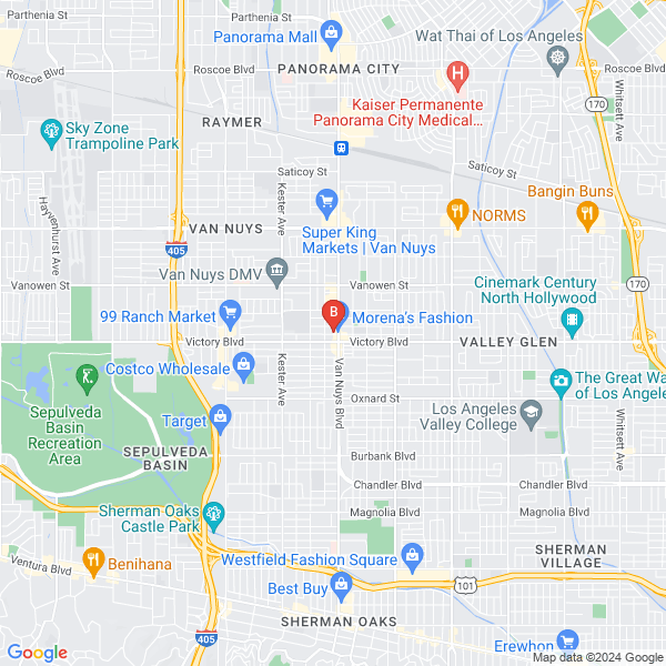 Saboorian & Associates, Tus Abogados de Accidentes location map
